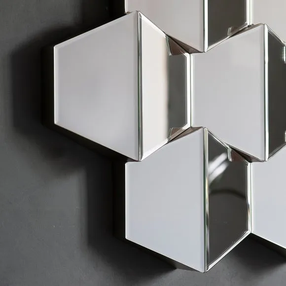 Colette Hexagon Wall Mirror 2