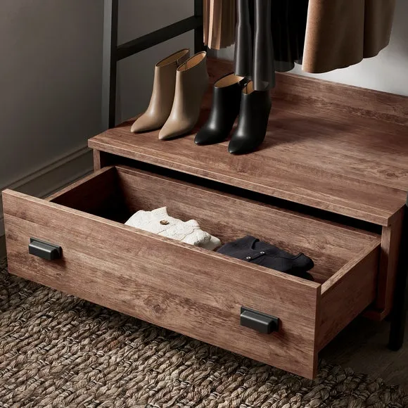 Fulton Open Wardrobe, Pine 4