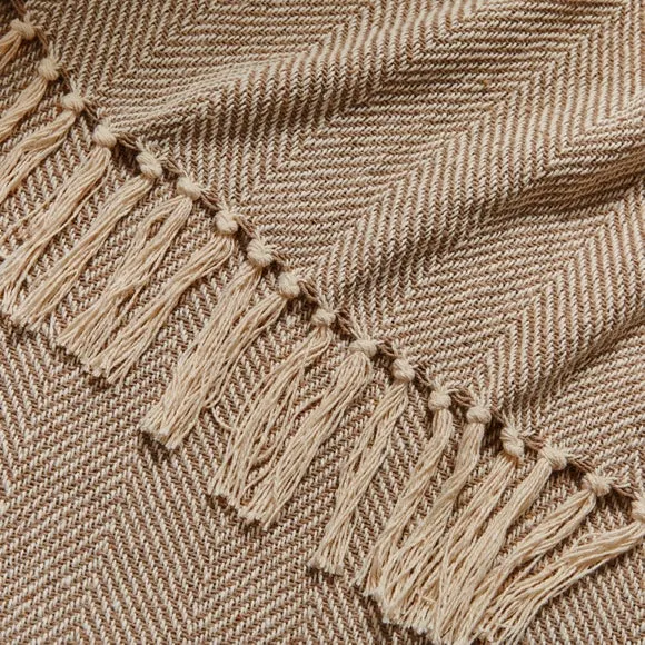 Jenson Herringbone Throw Blanket 2