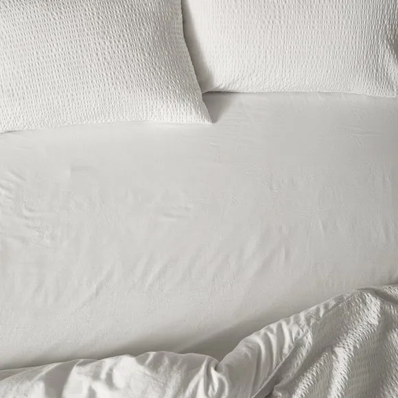 Yard Hebden Washed Cotton Fitted Sheet