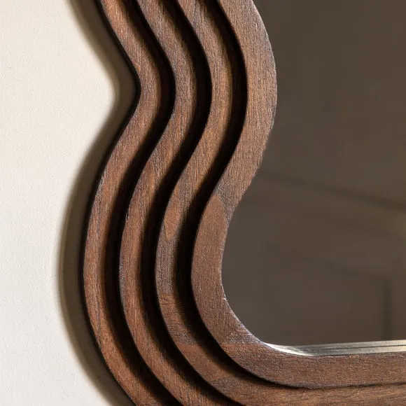 Dryden Wavy Rectangle Wall Mirror 2