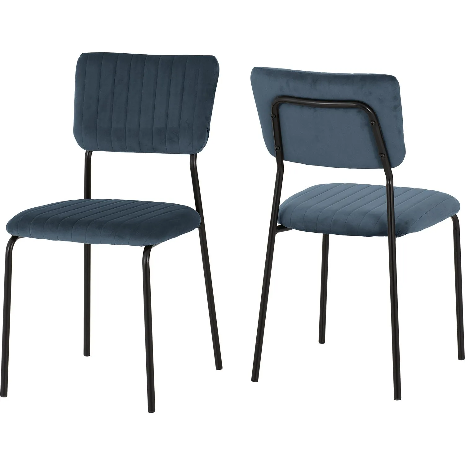 Seconique Sheldon Chair (Box of 4) in Navy 2