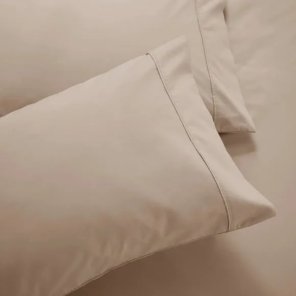 Dorma Crisp & Fresh 400 Thread Count Egyptian Cotton Percale Standard Pillowcase 2