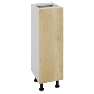 Wickes Broxwood Natural Oak Standard Depth Base Unit - 250mm