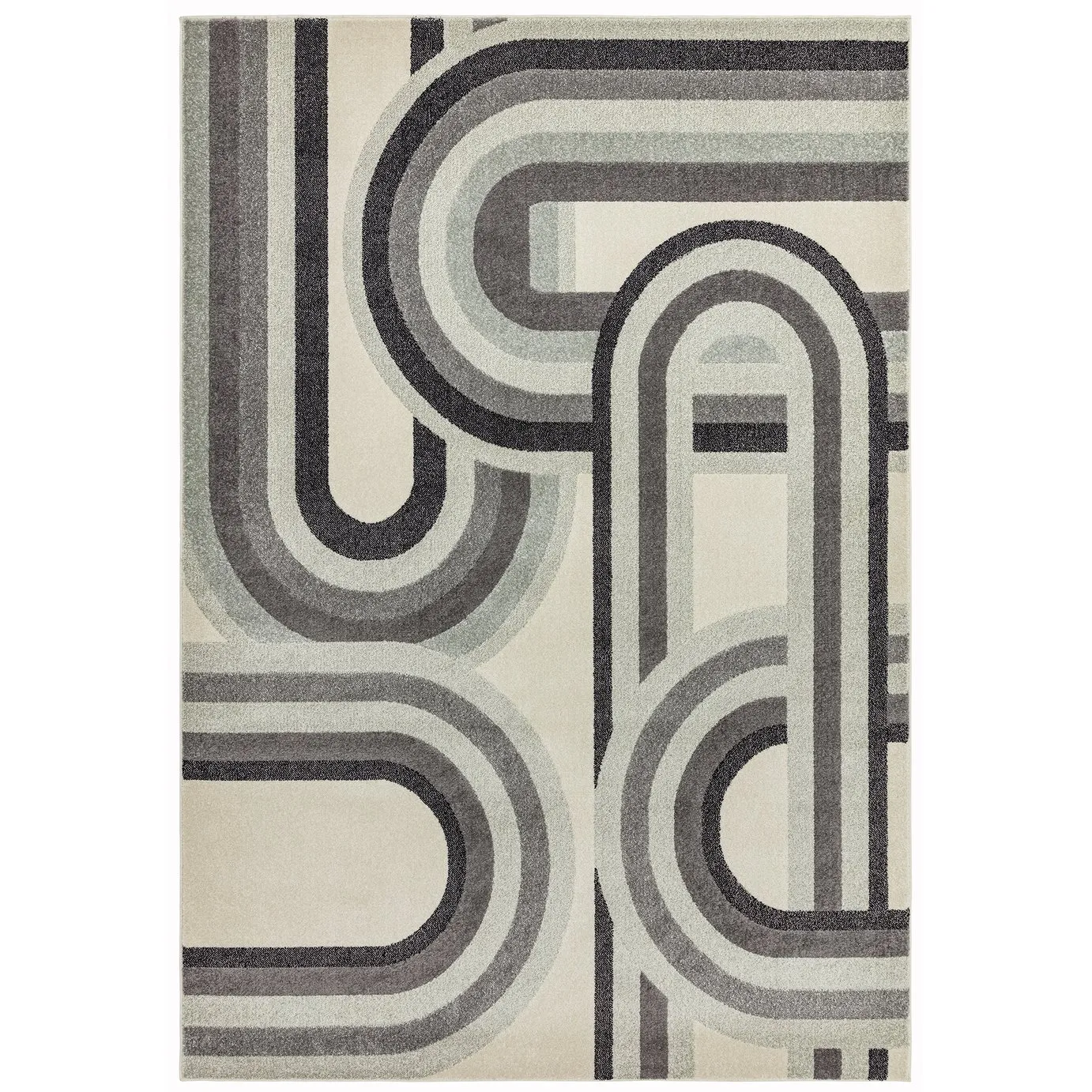Asiatic Nova Retro Rectangle Rug - 160x230cm - Grey