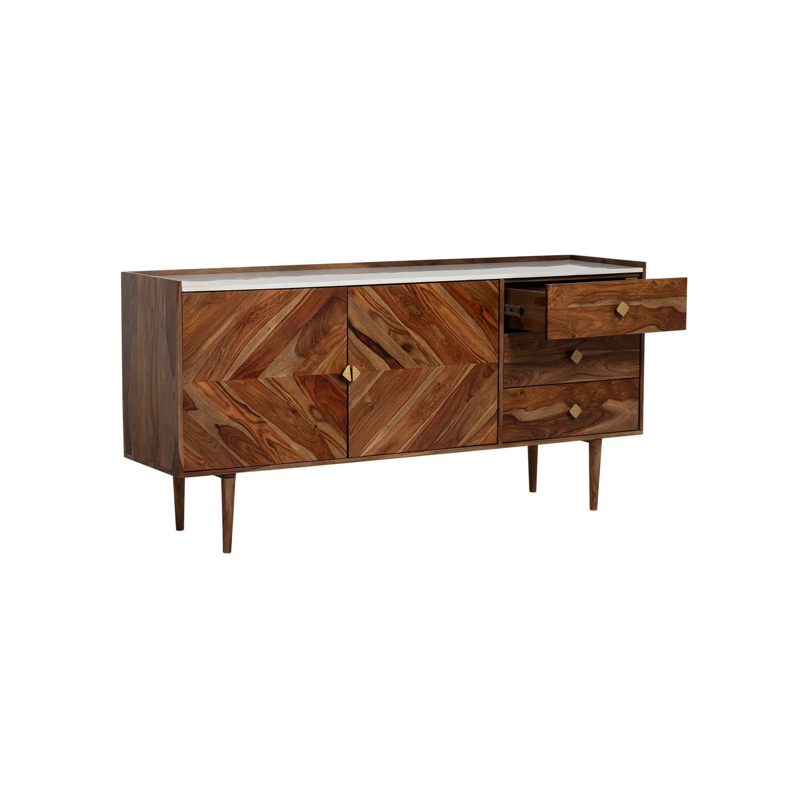 Vida Sideboard 175X45X85Cm, Neutral Wood | Barker & Stonehouse 6