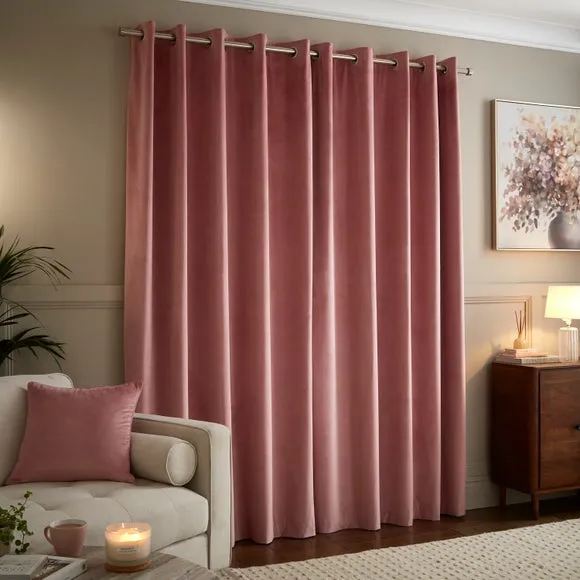 Luxe Velour Eyelet Curtains (Blackout Available) 4