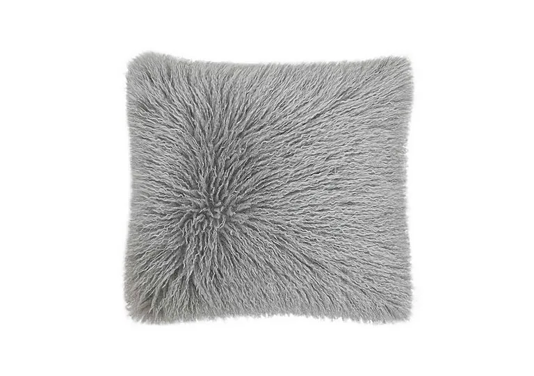 Mongolian Cushion - Grey