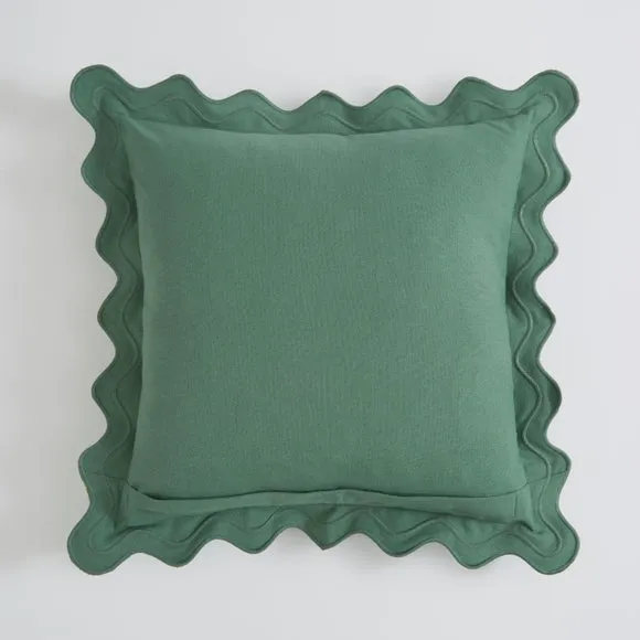 Scalloped Edge Square Cushion 5