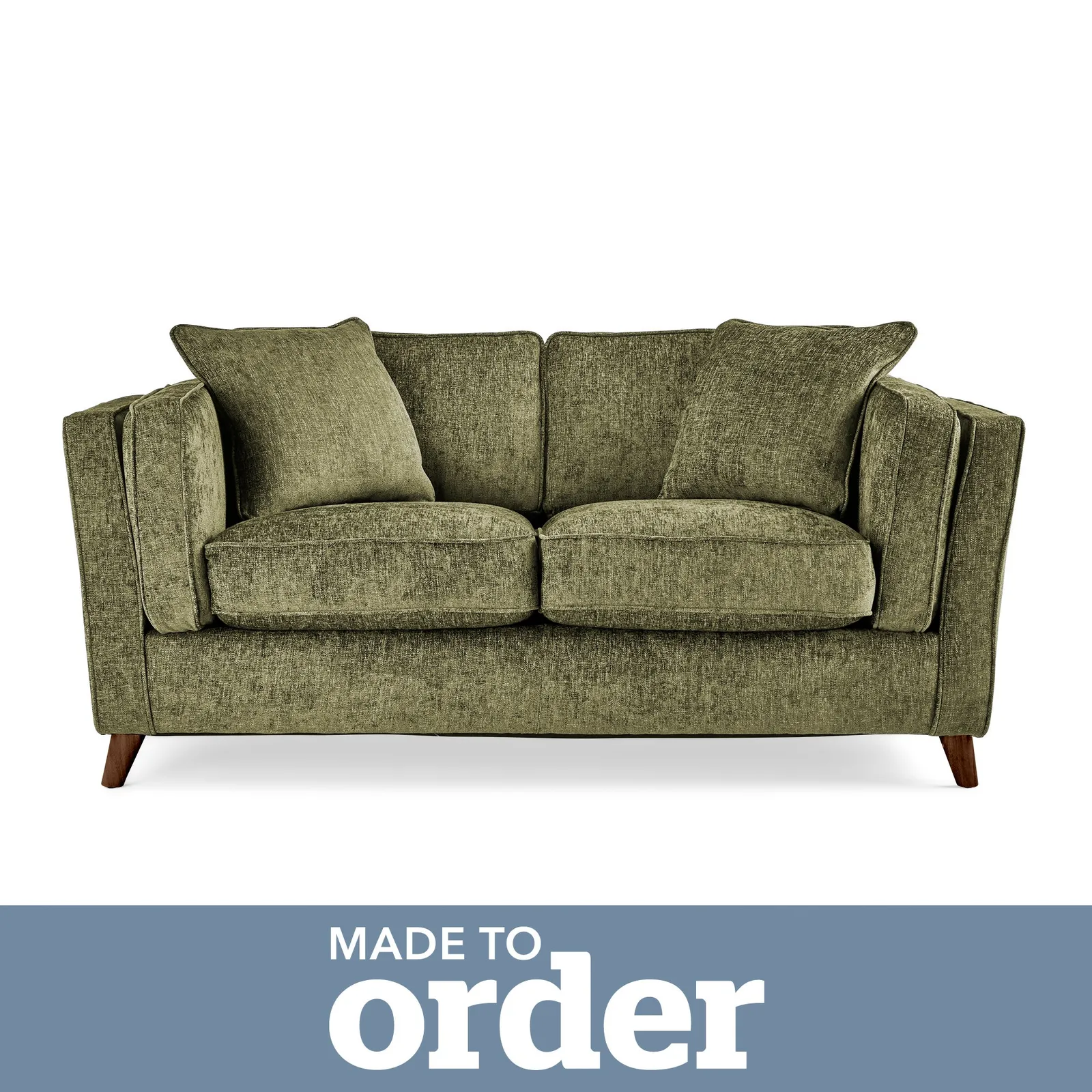 Arabella 2 Seater Sofa Luxury Chenille Premium Chenille Olive