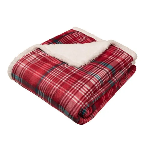 Dreams n Drapes Bennet Check Throw Blanket 2
