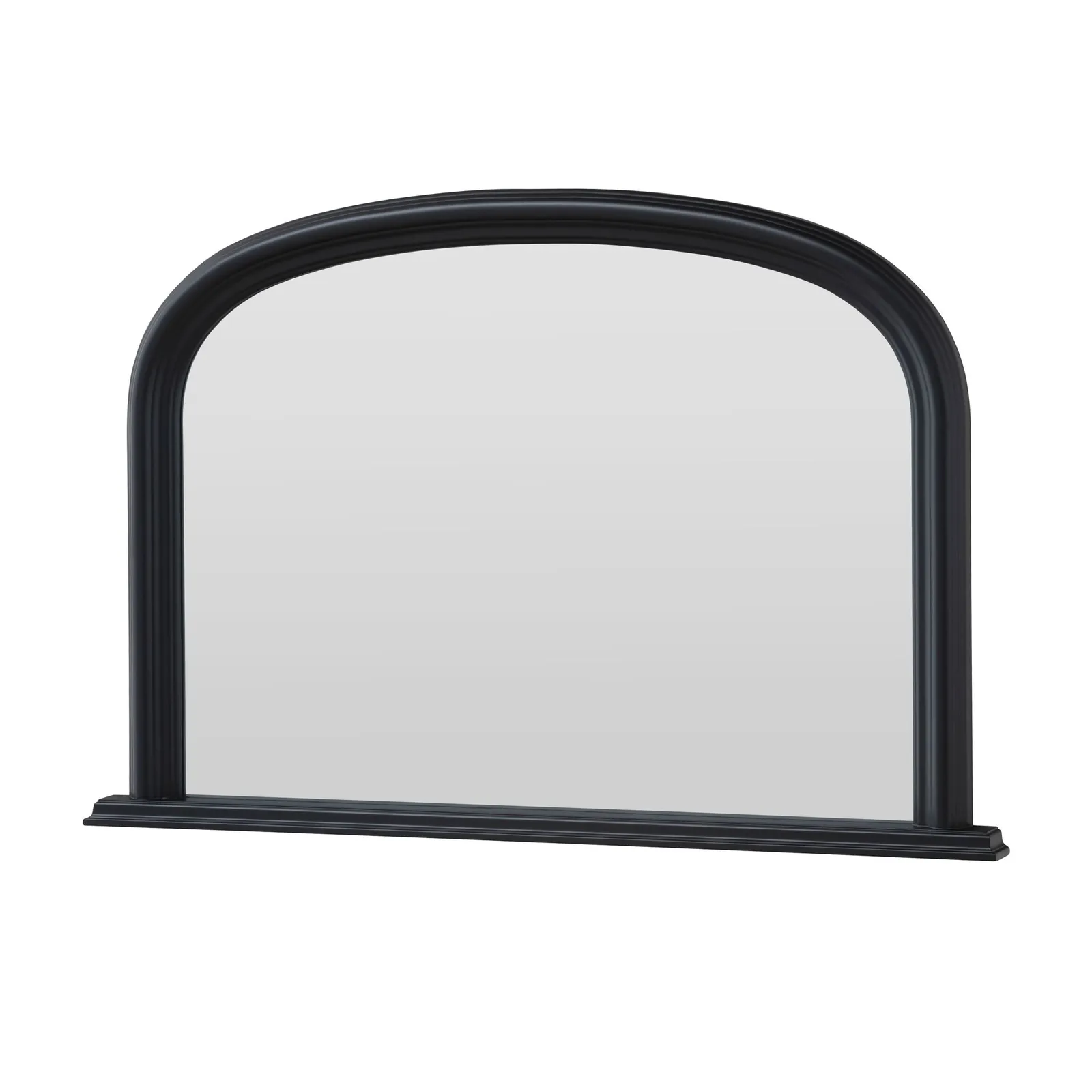 Yearn Mirrors Overmantle Arched Contemporary Mirror Black 112(w)x77cm(h) 2
