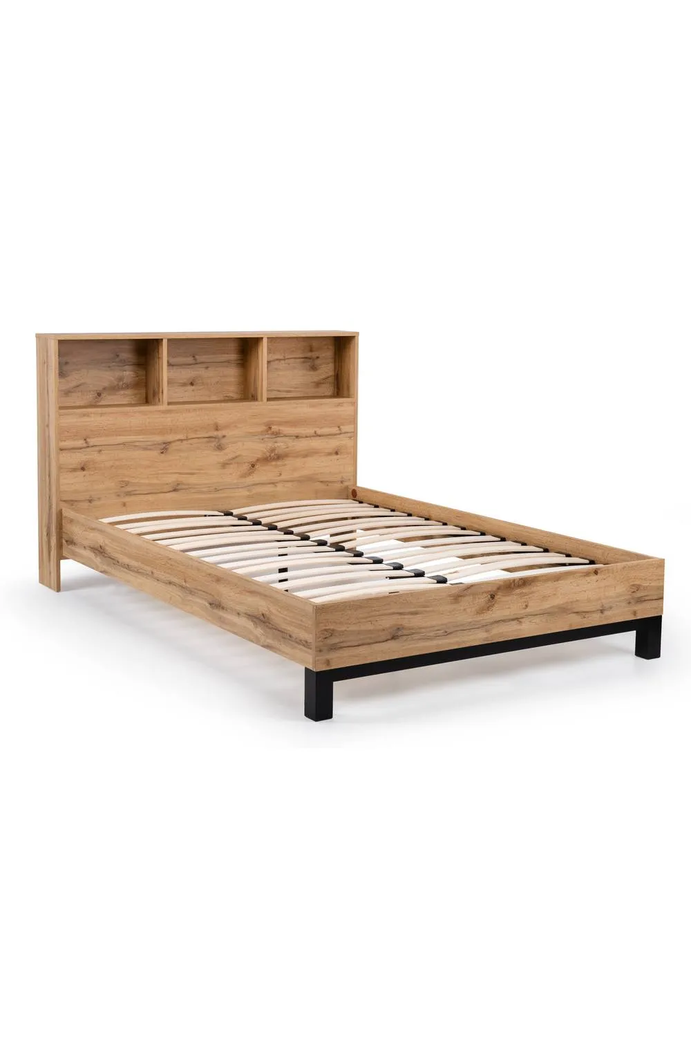 Julian Bowen Bali Bookcase Bed in Natural 3