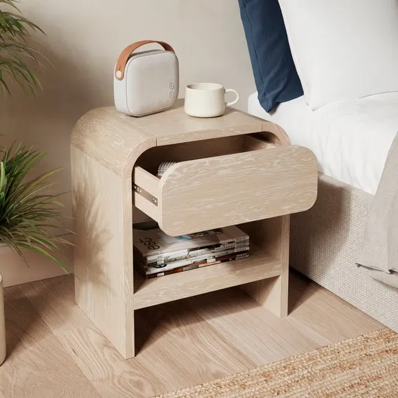 Bennett 1 Drawer Bedside Table 2