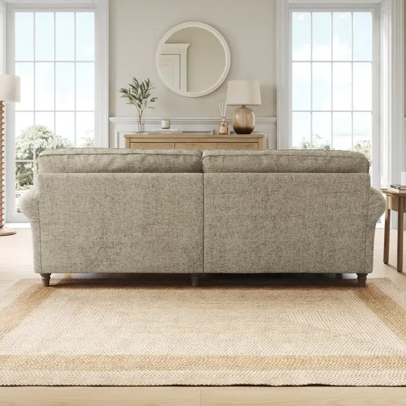 Flori Chunky Chenille Corner Chaise Sofa 3