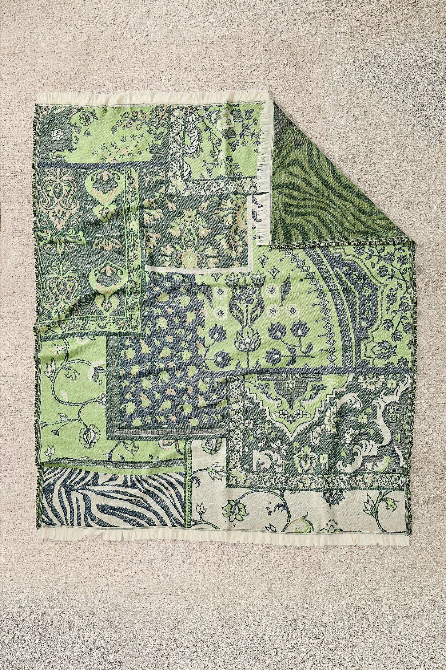 Green Priscilla Throw - Green