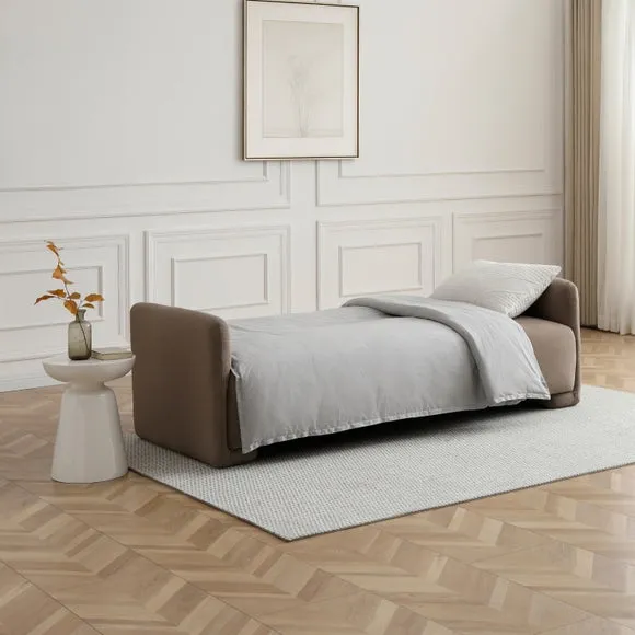 Miko Velvet 3 Seater Clic Clac Single Sofa Bed 2