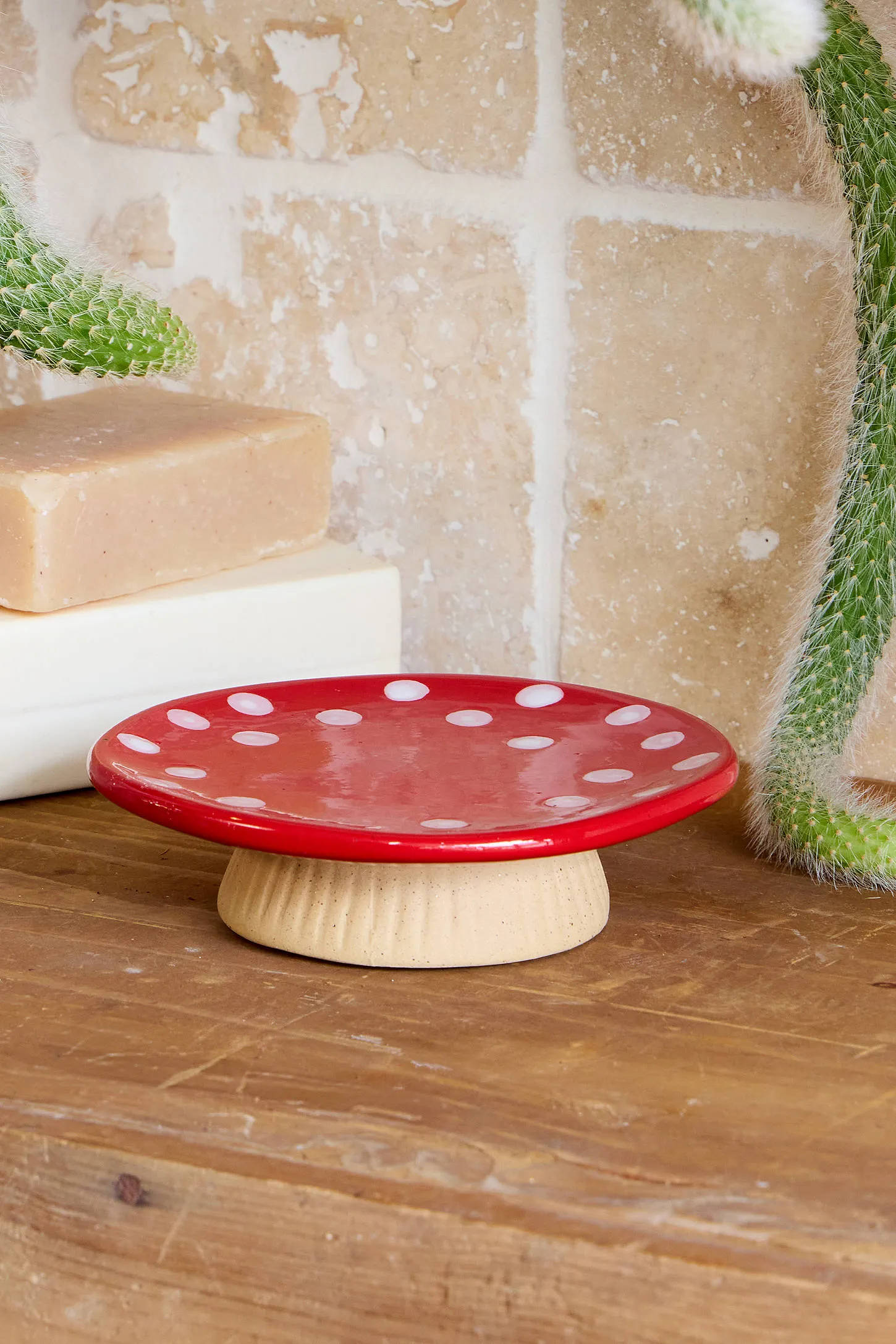 Sprouting Mushroom Soap Dish