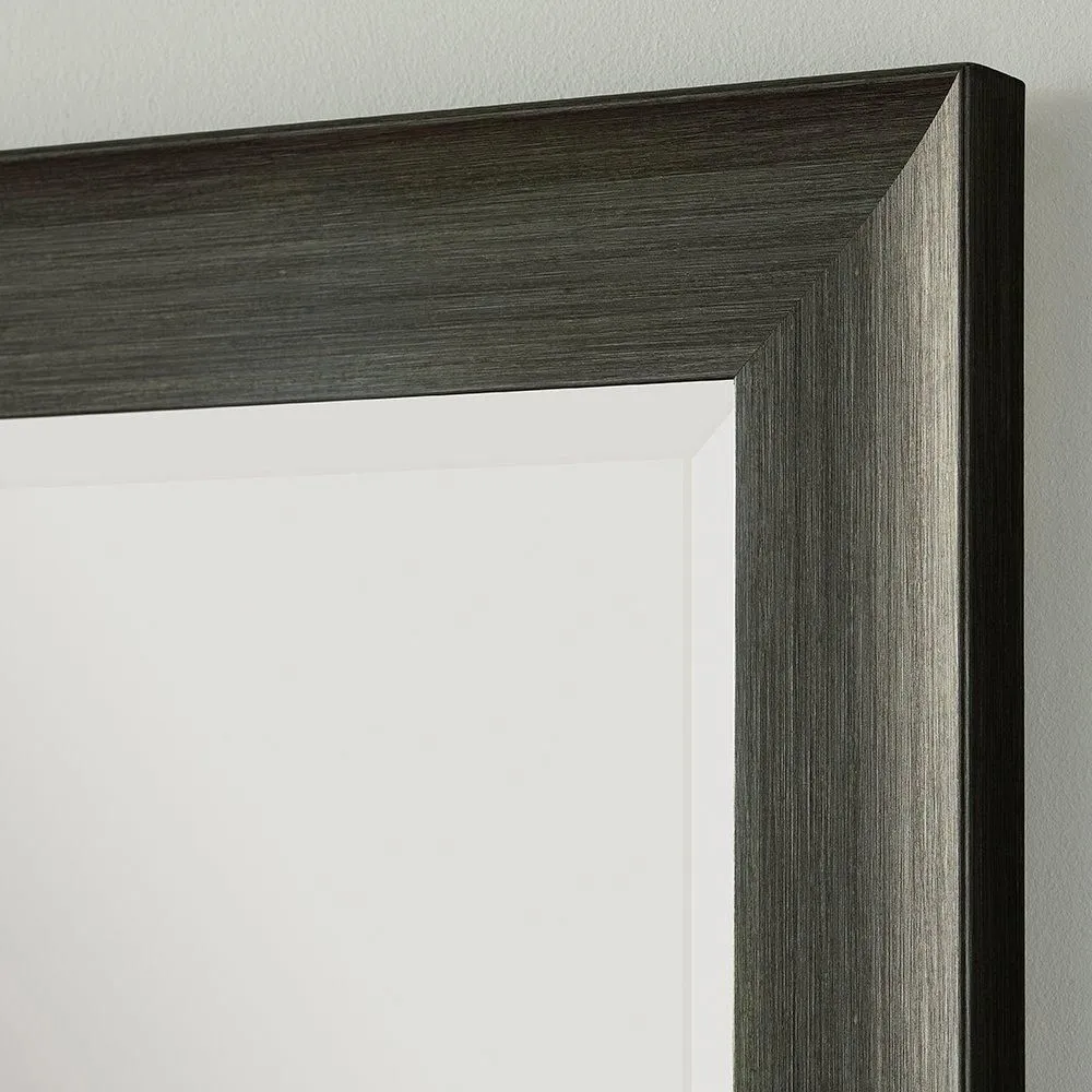 Yearn Mirrors Charcoal Grey Scooped Framed Mirror 101.5x73.5cm 2