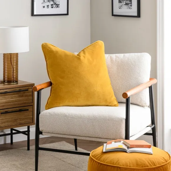 Clara Cotton Velvet Square Cushion 1