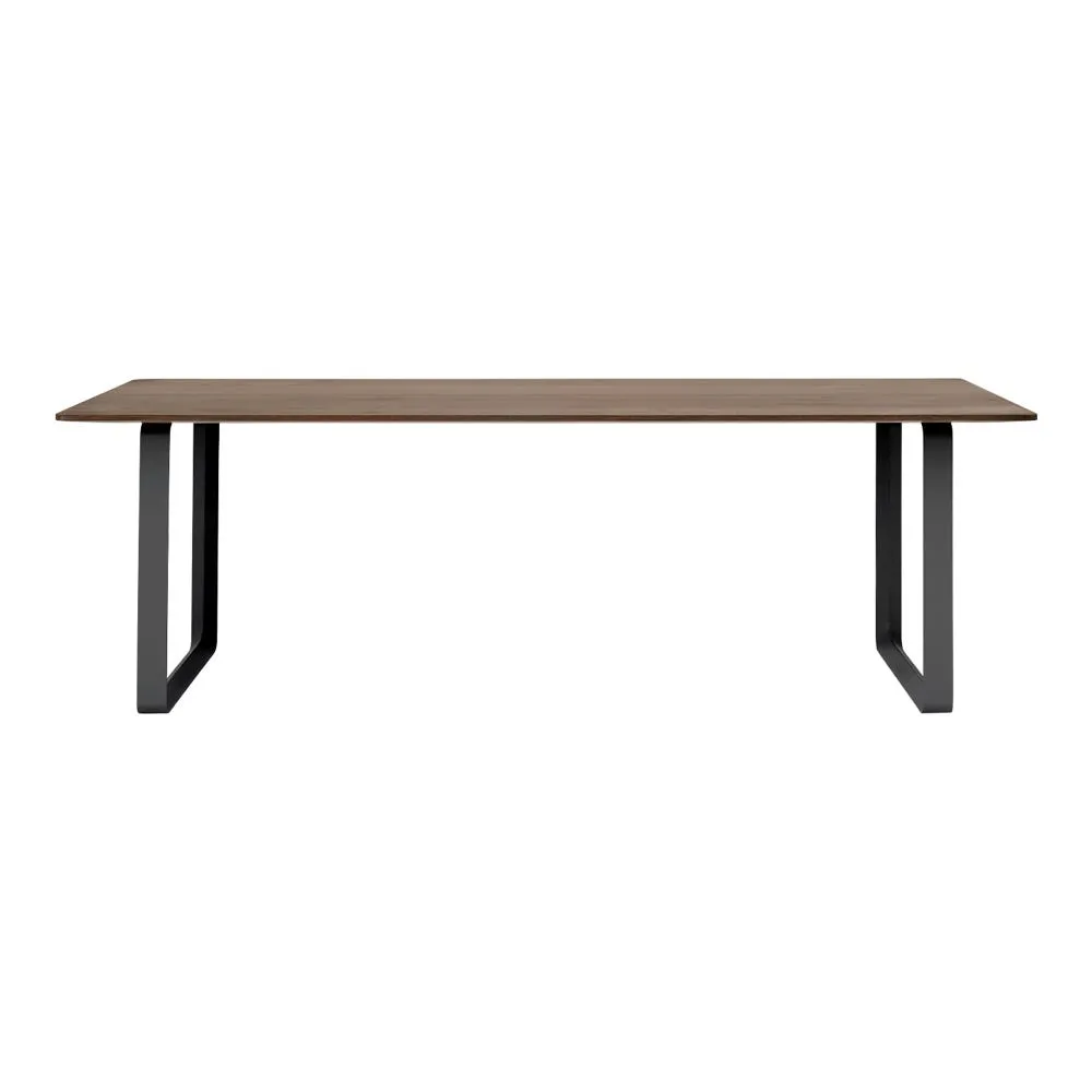 Muuto 70/70 Table 225 x 90cm in Smoked Oak with Black Legs 2