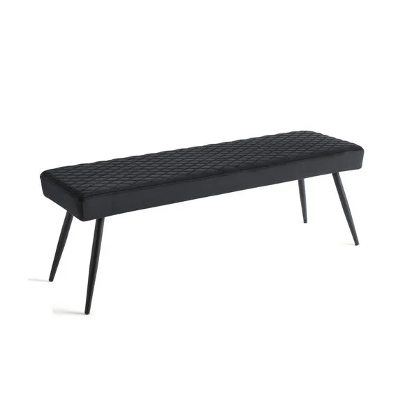 Montreal 2 Seater Dining Bench, Velvet 4