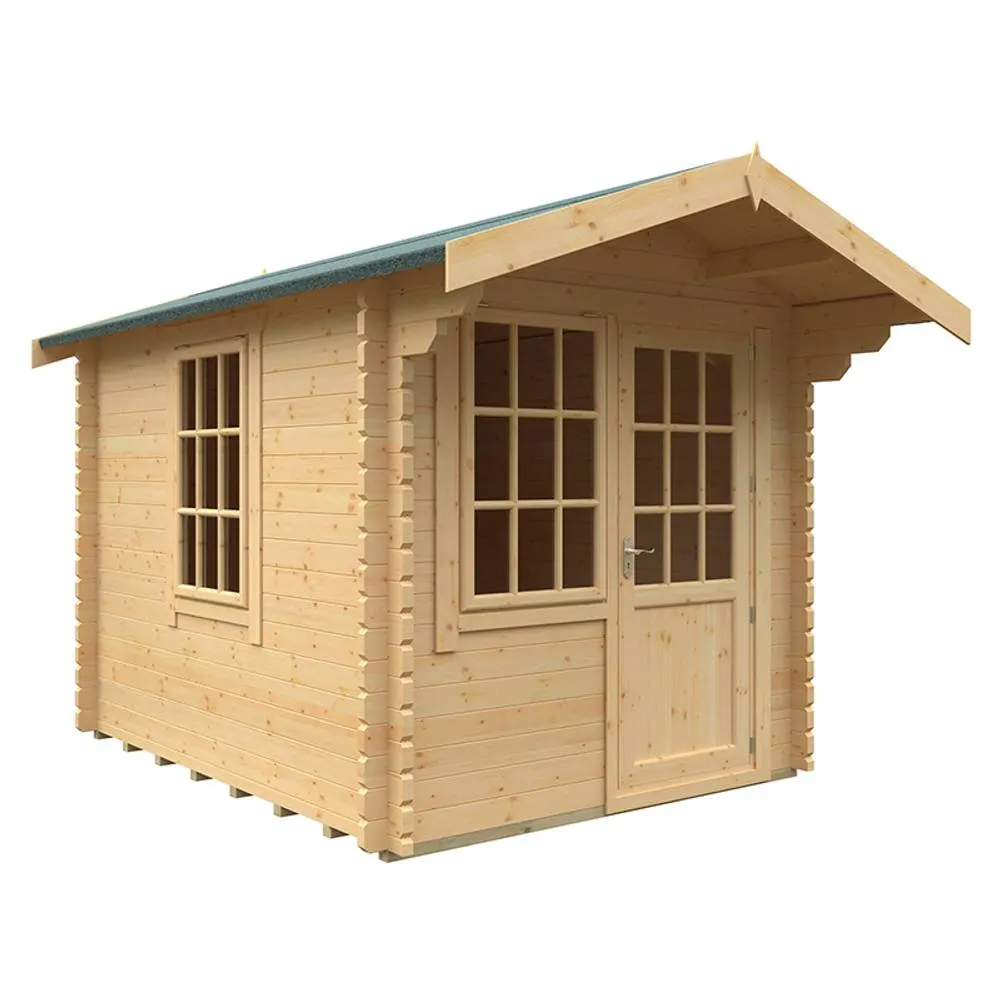 Buttercup Farm 10x8w The Carrington Plus 44mm Cabin - L295 x W235 x H251.3 cm in Natural