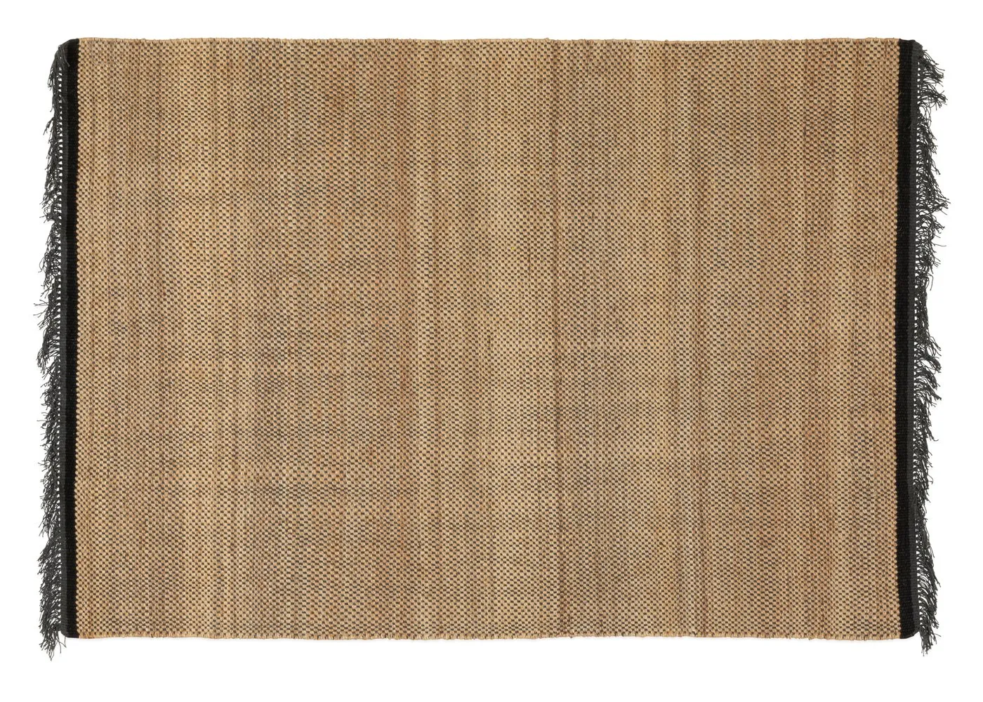 Heal's Hanson Jute Rug Black 120 x 180cm
