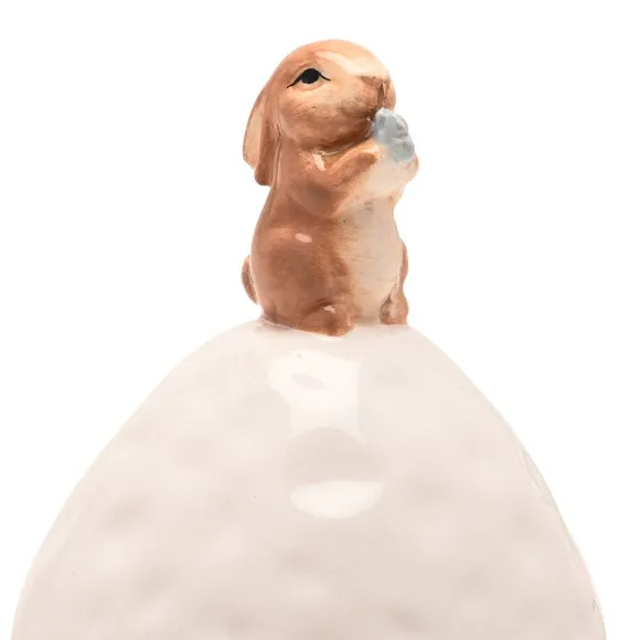Eggstraordinary Gift Co. Bunny on Egg Trinket Box 3