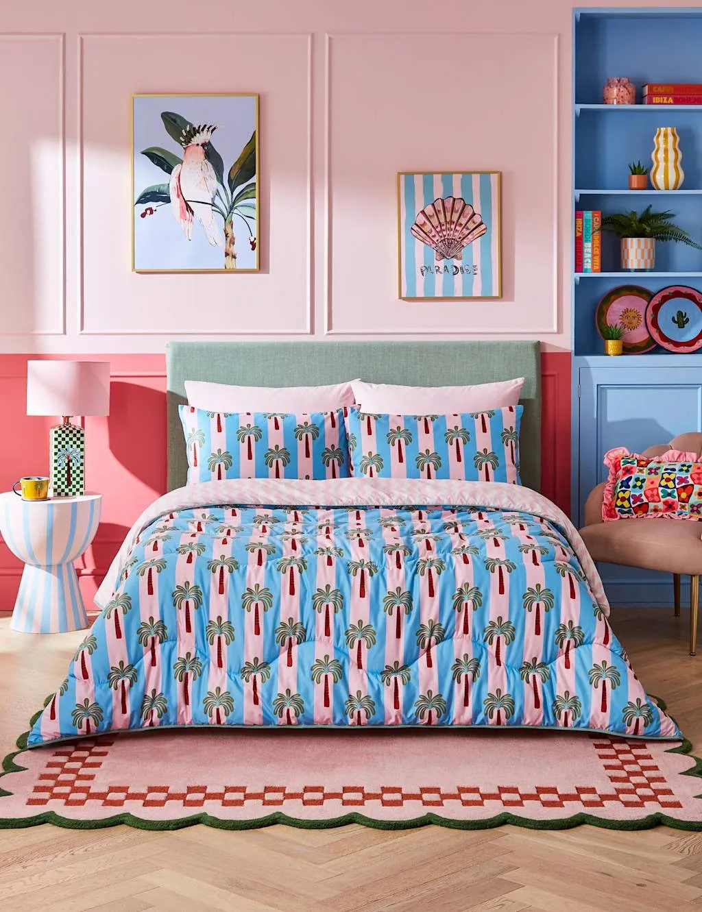 Nightlark Eleanor Bowmer 10.5 Tog Coverless Duvet Set Light Blue