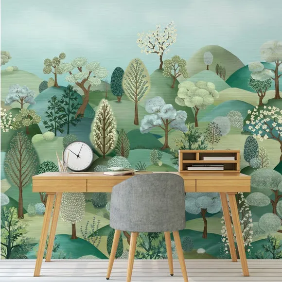 Hillside Wall Mural