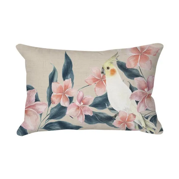 Jungle Cockatiel Rectangle Cushion 3