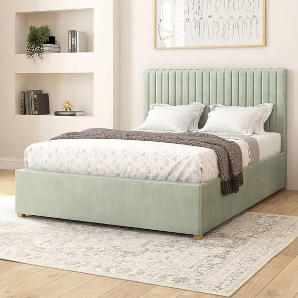 Grant Plush Velvet Adjustable Bed 1