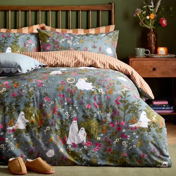 furn. Bootanical Forest Polycotton Duvet Cover & Pillowcase Set 4