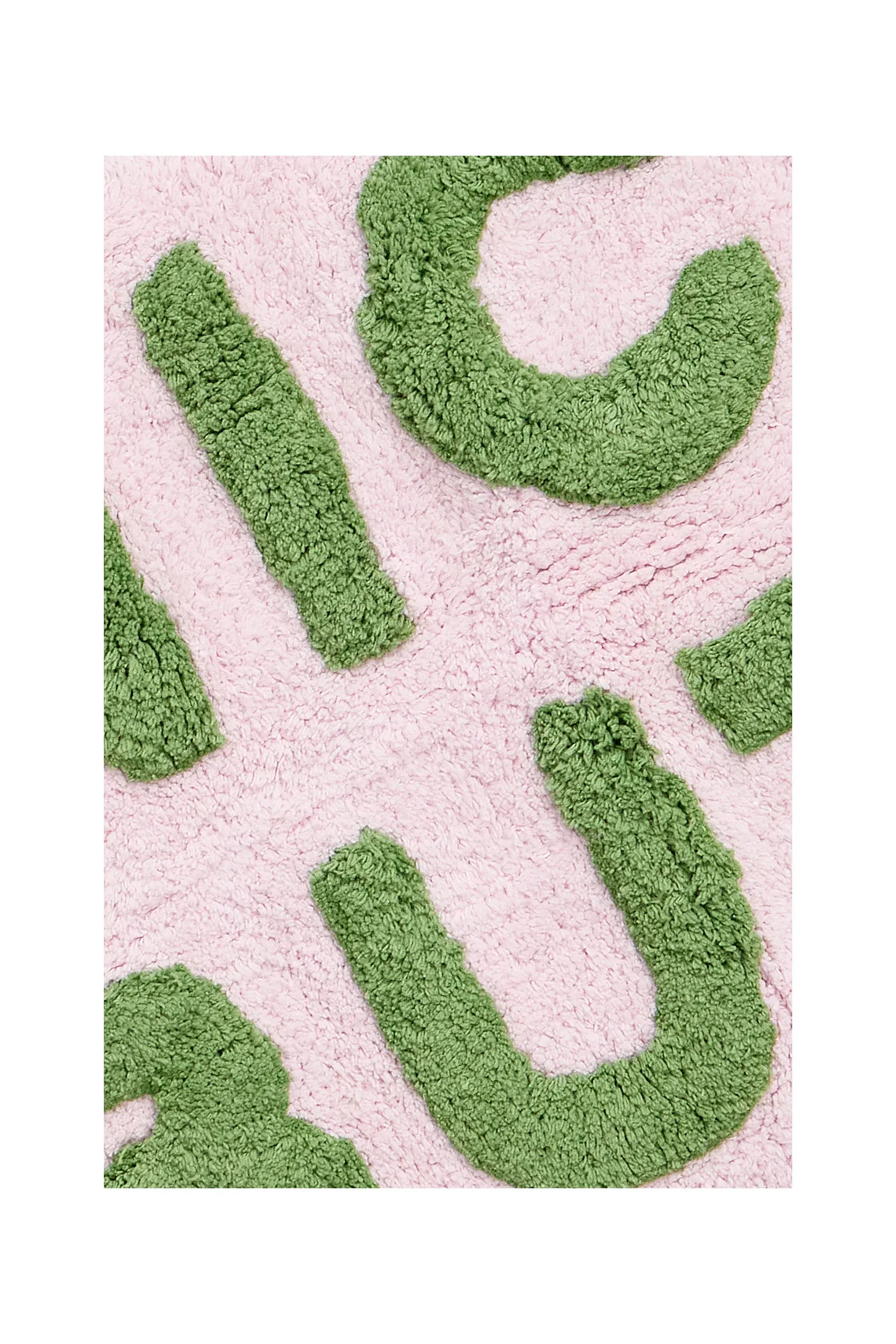 Pink & Sage Nice Butt Bath Mat - Pink 2