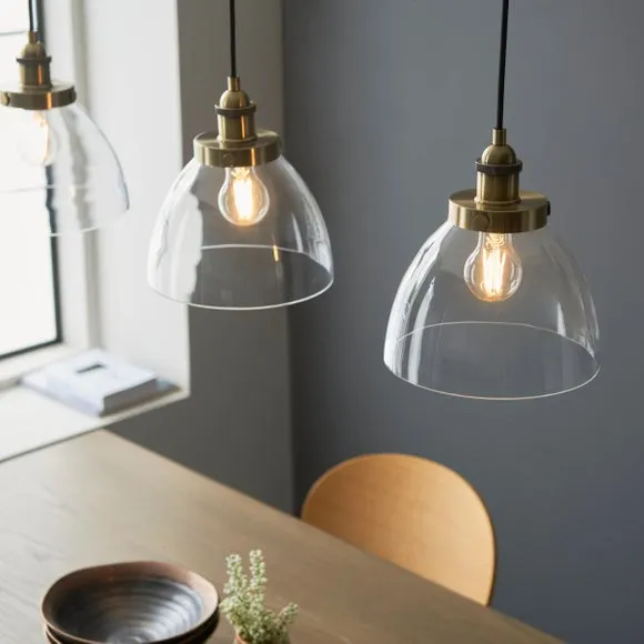 Vogue Tobermory Industrial 3 Light Adjustable Diner Light 2