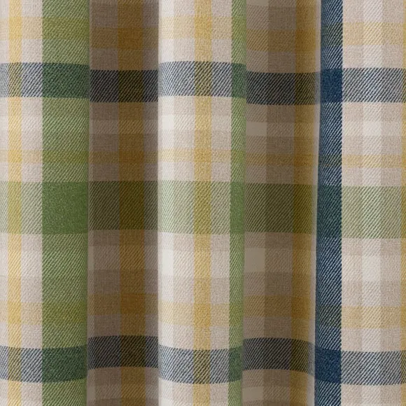Kempton Check Eyelet Curtains 3