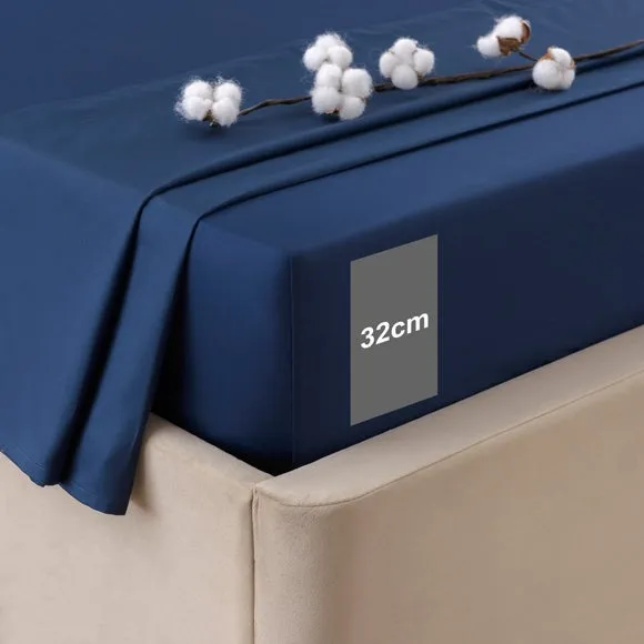 Dorma Smooth & Soft 300 Thread Count 100% Cotton Sateen Fitted Sheet 2