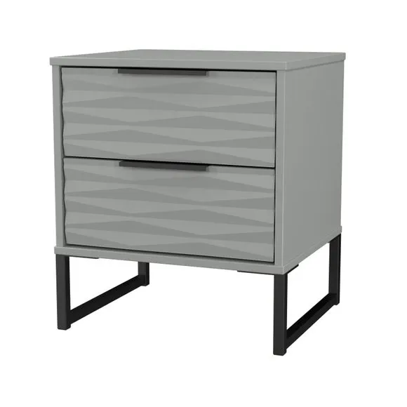 Tuxford 2 Drawer Bedside Table 4