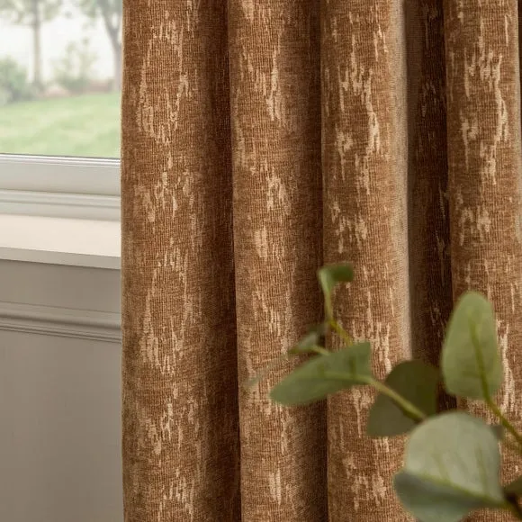 Paoletti Aurelio Chenille Eyelet Curtains 4