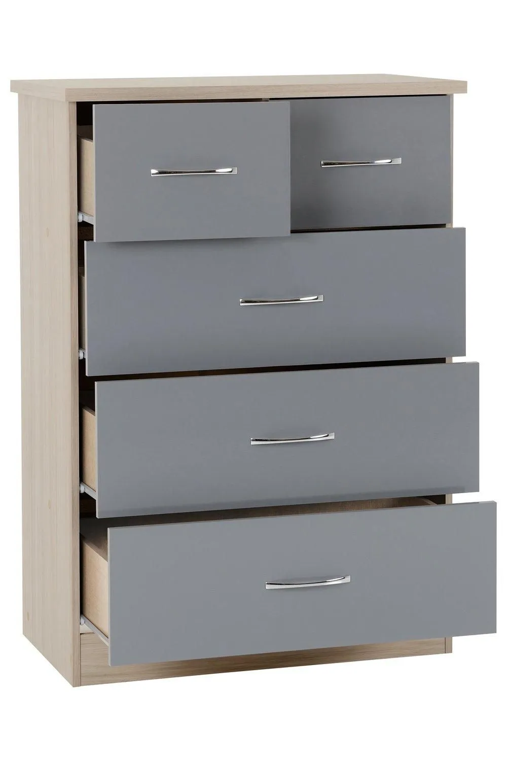 Seconique Nevada 3+2 Drawer Chest in Grey 3