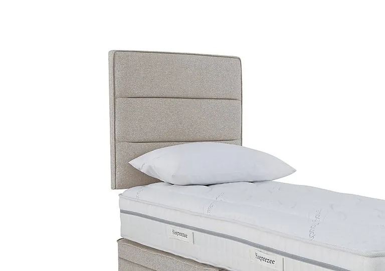 Jack Strutted Headboard - Single - Tweed Stone