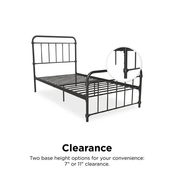 Dorel Home Wallace Metal Bed 4