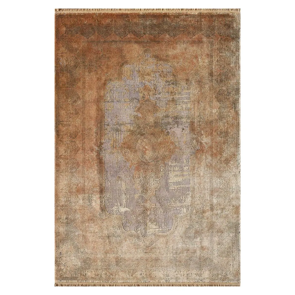 Artisan Copper 160X230Cm Rug, Square Viscose Blend | Barker & Stonehouse