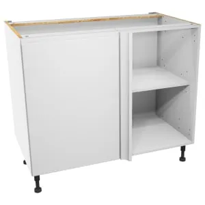 Wickes Madison Matt White Corner Base Unit - 1000mm
