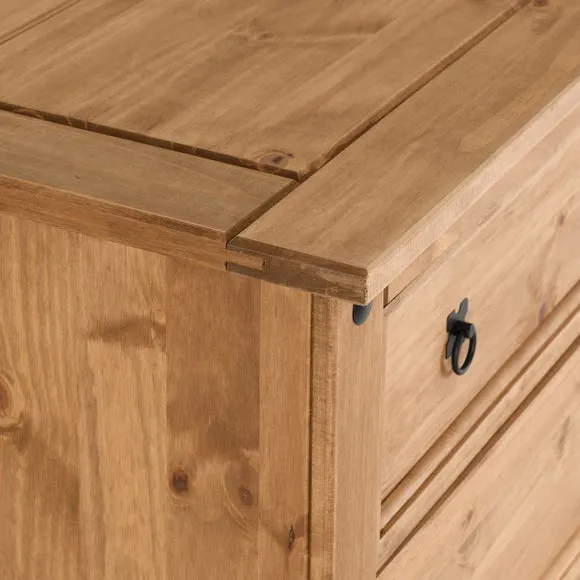 Corona 4 Drawer Chest, Pine 5