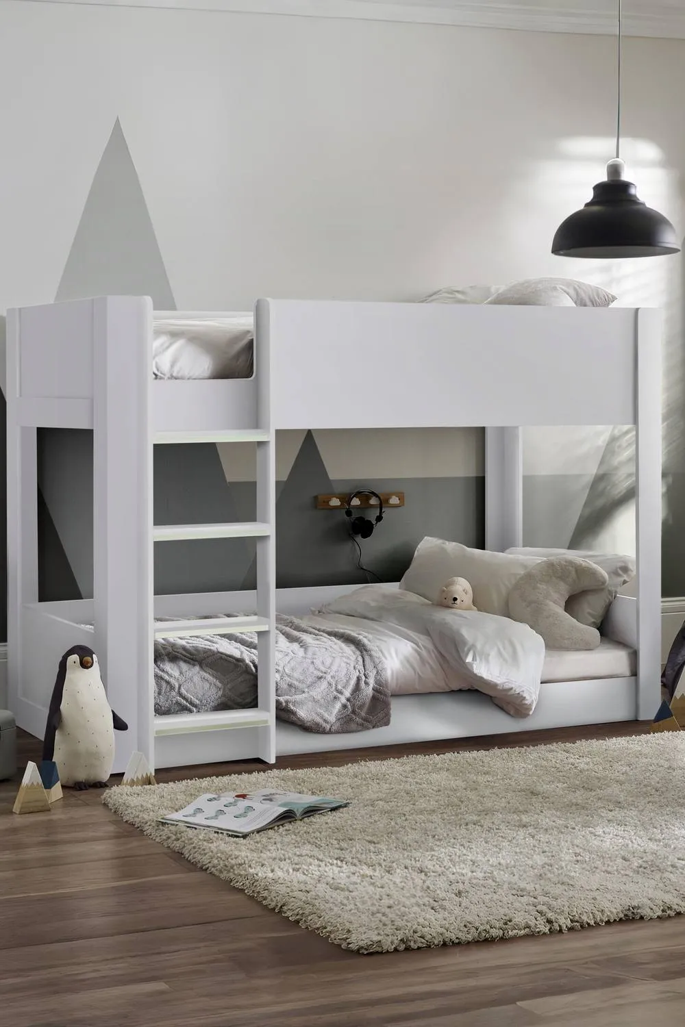 Julian Bowen Solomon Bunk Bed in White 1