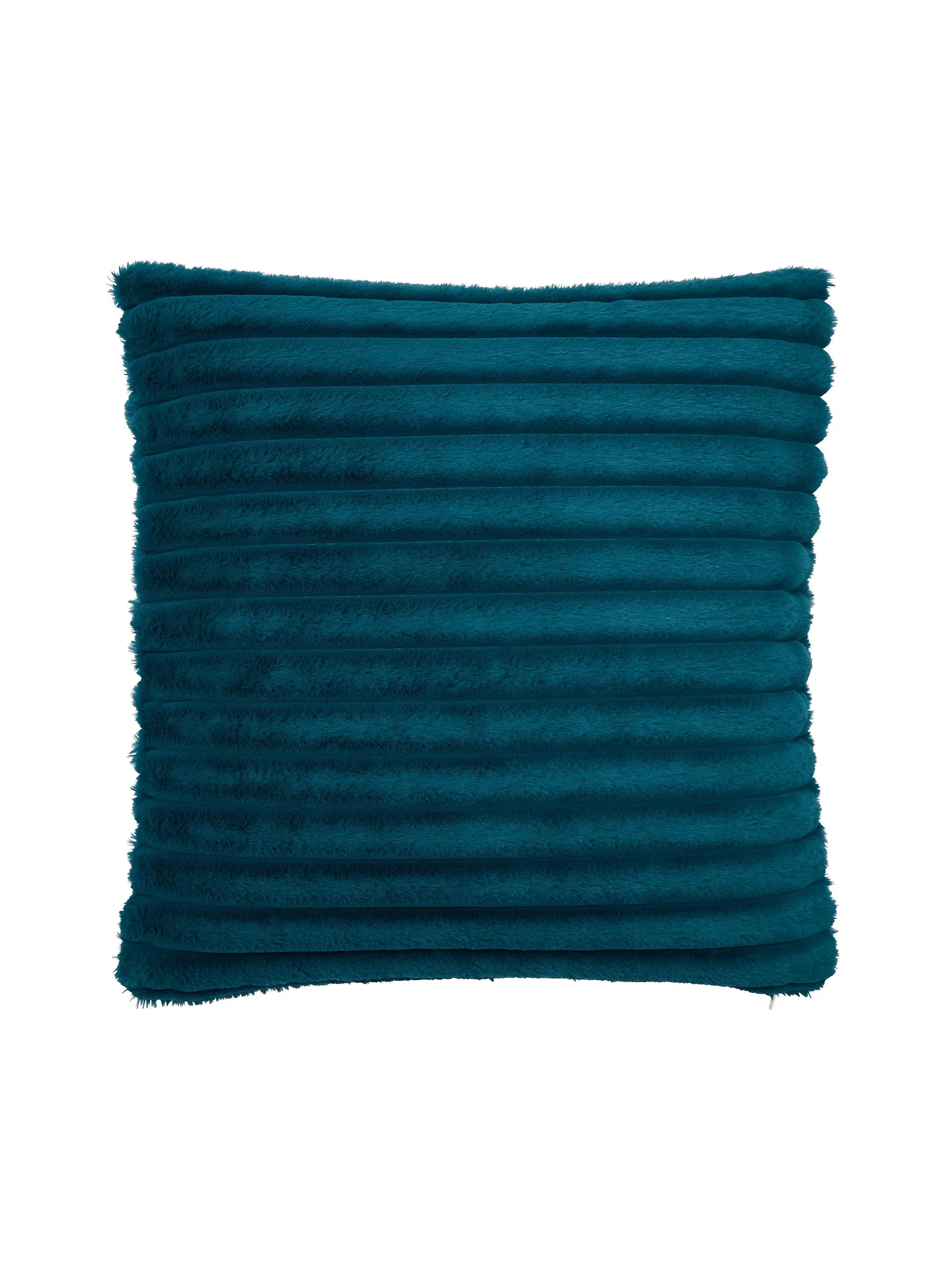 Catherine Lansfield 'Cosy Ribbed' Cushion in Teal 4