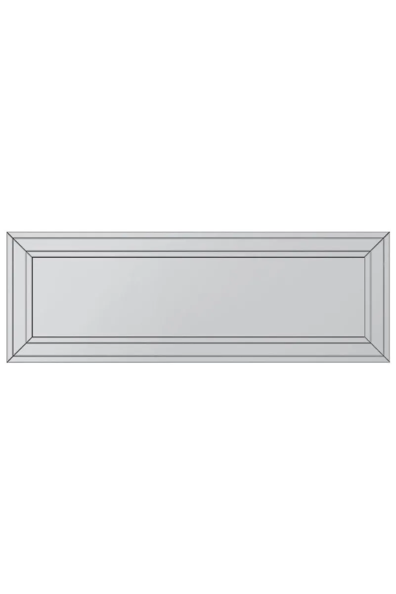 MirrorOutlet Langley All Glass Bevel Cheval Dress Mirror 5ft7 x 1ft11 170cm x 58cm in Silver 6