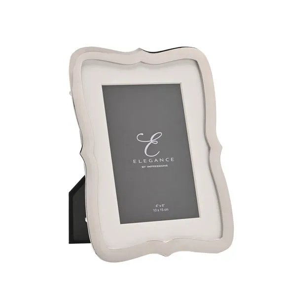 Elegance Silver Wavy Edged Photo Frame